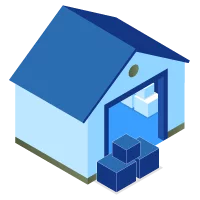 Accueil 4 stockage bleu